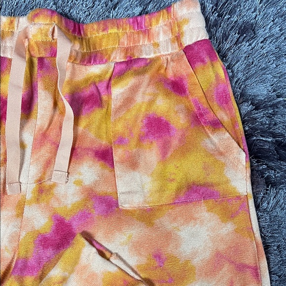 Zara Kids Orange and Pink Tie-Dye Bottoms - Picture 5 of 6